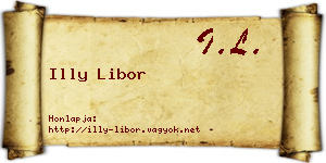 Illy Libor névjegykártya